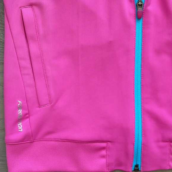 Adidas 💗Hot Pink and Turquoise Tennis/Track Jacket -Medium - Picture 5 of 5